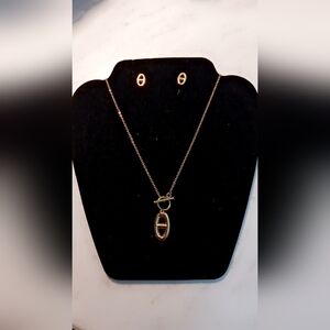 Stainless steel gold set